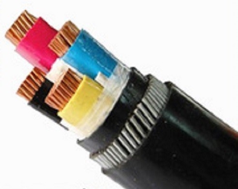 Çin Şekilli İletken PVC Zırhlı Kablo Siyah Kılıf Rengi CE IEC Sertifikası Tedarikçi