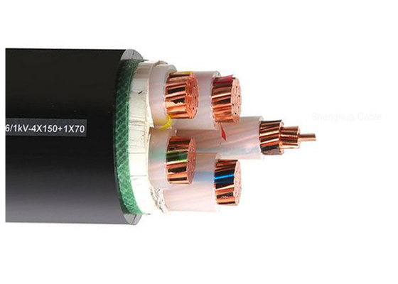 Çin N2XY unarmoured Bakır XLPE yalıtım kablosu Polipropilen Dolgu IEC 60502-1 IEC 60228 Tedarikçi