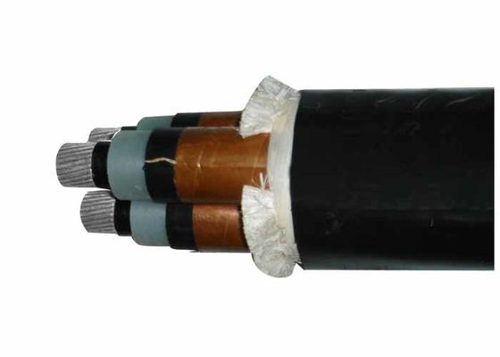 Çin AL / XLPE / PVC Unarmoured Elektrik Kablosu 12 / 20KV 3 Çekirdek 300mm2 XLPE İzoleli Güç Kablosu Elektrik Kablosu Tedarikçi