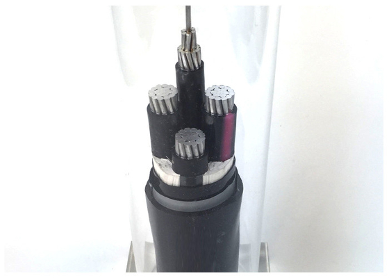 Çin Çelik Bant Zırhlı 0.6 / 1kV Alüminyum İletken Dört Çekirdekli PVC İzoleli Kablolar Tedarikçi