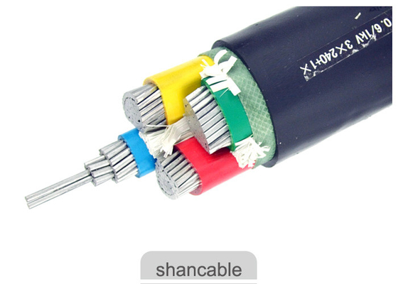 Çin 0.6V / 1KV PVC İzoleli Güç Kablosu, PVC İzoleli Esnek Kablo Uzun Ömür Tedarikçi