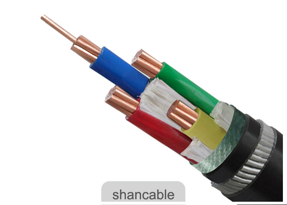 Çin Enerji Dağıtım Hatları İçin ISO Onaylı PVC İzoleli Kablolar Dört Çekirdekli Alüminyum İletken Tedarikçi