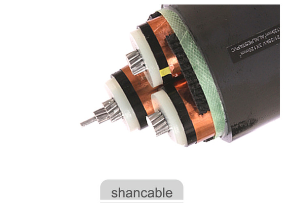 Çin Orta Gerilim XLPE İzolasyon Kablosu / Elektrik Güç Kablosu IEC 60502 Tedarikçi