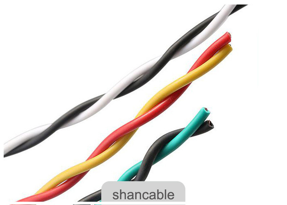 Çin Bakır PVC İzolasyon Elektrik Kablo Tel Bükülü Çifti Esnek Tel Tedarikçi