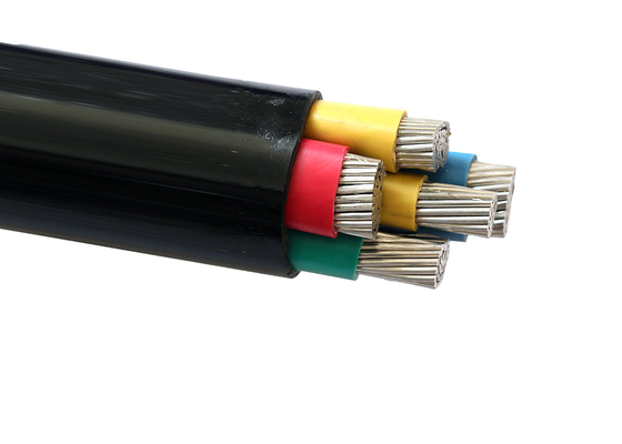 Çin 0.6/1kV Alüminyum İletkenli Dört Damarlı PVC İzoleli Kablolar Tedarikçi