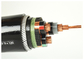Üç çekirdekli XLPE izoleli Çelik Tel Zırhlı Elektrik Kablosu 300mm2 XLPE Bakır Kablo 33kV Tedarikçi
