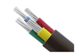 Siyah Kılıf PVC İzoleli Alüminyum Güç Kabloları 0.6KV / 1KV 10 Sq mm Tedarikçi