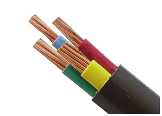 Çin Siyah Kılıf PVC İzoleli Alüminyum Güç Kabloları 0.6KV / 1KV 10 Sq mm Tedarikçi