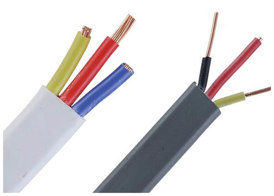 Çin BS standart 6004 2 x 2.5 + 1 x 1.5mm2 ile İkiz ve Topraklama Düz Elektrik PVC İzolasyon Teli Tedarikçi