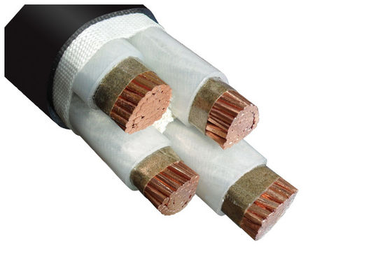 Çin NYY 4x25mm2 Oxygen-Free Copper PVC Insulated Power Cable for Underground Use 0.6/1kV tedarikçi