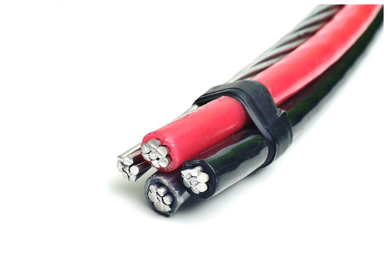 Çin Şanghay Shenghua Kablo XLPE / PVC İzoleli Havai Demetli Kablo, Triplex Servis Düşüş Kablosu Tedarikçi