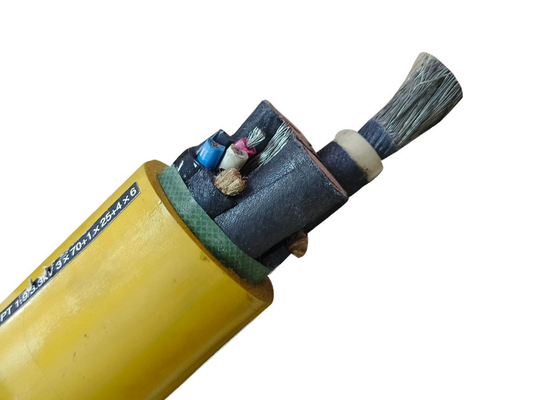 Çin Şanghay Shenghua Group Kablo Metal Zırhlı Kauçuk Kılıflı Kablo 0.66 / 1.14 KV CE KEMA Sertifikası Tedarikçi