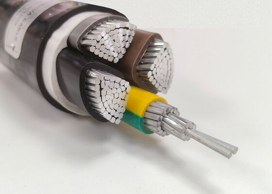 Çin N2XRY 4x35mm2 Oksijensiz Bakır PVC Yalıtımlı Zırhlı Güç Kablosu Yeraltı 0.6/1kV tedarikçi