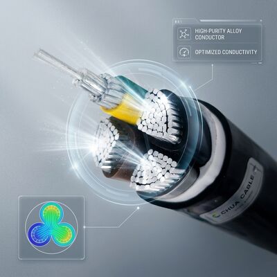 Çin NYY 4x25mm2 PVC Insulated Cable 90C High Temperature Underground 0.6/1kV IEC60502 Power Wire tedarikçi