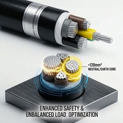 Çin FR 4x35mm2 Flame Retardant PVC Insulated Power Cable IEC60332 0.6/1kV Copper Conductor tedarikçi