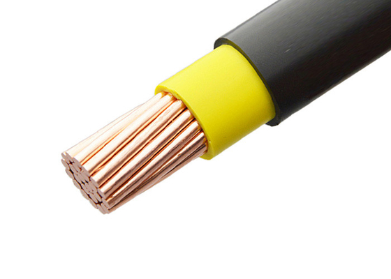Çin DIN IEC 60502 Siyah 1 × 4mm2 1000V PVC İzoleli Kablolar Tedarikçi