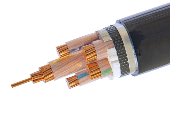 Shenghua Group Yangına dayanıklı 4 çekirdek LV 600/1000V zırhlı elektrik kablosu XLPE/PVC çelik tel zırhlı kablo Tedarikçi