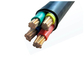 CE Belgesi 0.6 / 1kV Pvc İzoleli Güç Kablosu Dört Çekirdekli Bakır İletkenli Elektrik Kablosu Tedarikçi