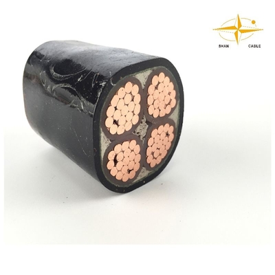 1.5-400mm2 İç mekan elektrik sistemleri için siyah XLPE yalıtımlı güç kabloları Tedarikçi