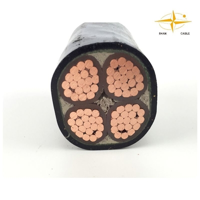 1.5-400mm2 İç mekan elektrik sistemleri için siyah XLPE yalıtımlı güç kabloları Tedarikçi