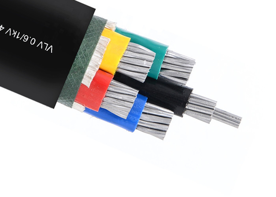 Shanghai Shenghua Beş çekirdekli PVC yalıtımlı ve kaplı 0.6 / 1kV zırhsız alüminyum iletken kablosu Tedarikçi