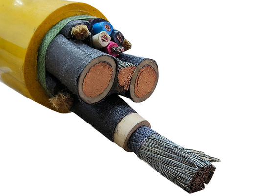 Shenghua Güç Kablosu Metal Zırhlı Kauçuk Kılıflı Kablo 0.66 / 1.14 KV CE KEMA Sertifikası Tedarikçi