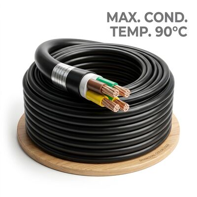 High Temperature XLPE Insulated PVC Sheathed Cable 0.6/1kV 4x16mm2 Power Station tedarikçi