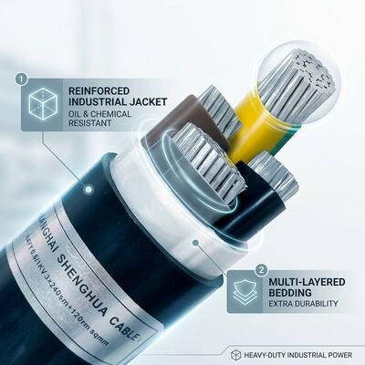 Oil Resistant Chemical Resistant PVC Insulated Cable 450/750V 3 Core Industrial Use tedarikçi