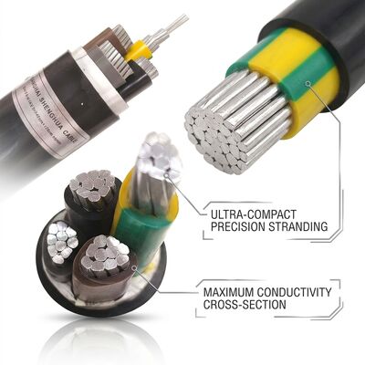 Free Sample PVC Insulated Power Cable 0.6/1kV 3x10mm2 Copper Fast Delivery tedarikçi