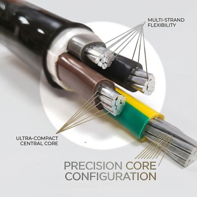 Free Sample PVC Insulated Power Cable 0.6/1kV 3x10mm2 Copper Fast Delivery tedarikçi