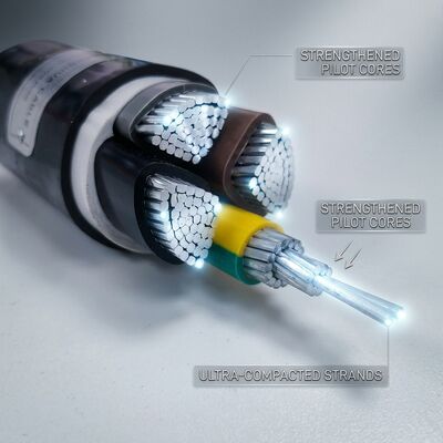 Fire Resistant PVC Insulated Power Cable 0.6/1kV 3 Core 3x25mm2 Emergency Circuit tedarikçi