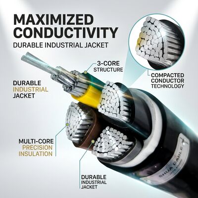 Oil Resistant Chemical Resistant PVC Insulated Cable 450/750V 3 Core Industrial Use tedarikçi