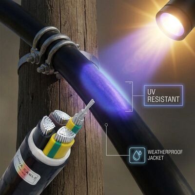 NYM 3x2.5mm2 UV Resistant PVC Insulated Cable Outdoor Lighting 450/750V IEC60228 tedarikçi