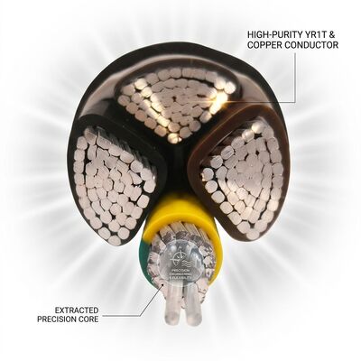 LSZH 7x1.5mm2 PVC Insulated Control Cable Halogen Free Subway 450/750V IEC60228 tedarikçi