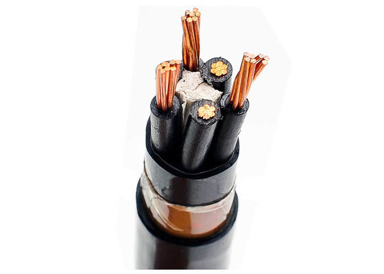 XLPE İzoleli PVC Kılıflı Bakır Güç Kablosu 0.6 / 1kV Beş Bakır Çekirdek