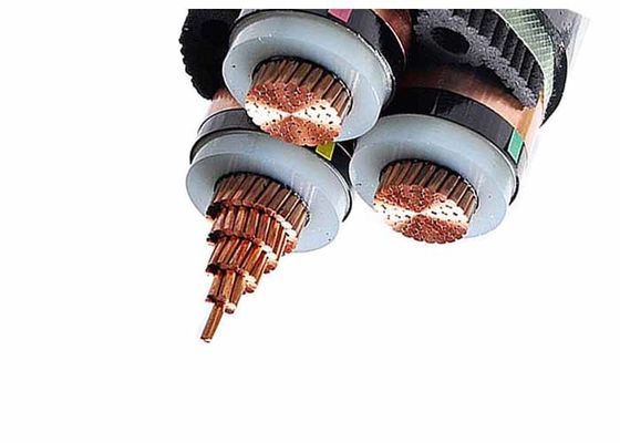 Yüksek Gerilim Üç Çekirdekli XLPE İzoleli Güç Kablosu 12/20 (24) KV 70SQMM'den 400SQMM'ye